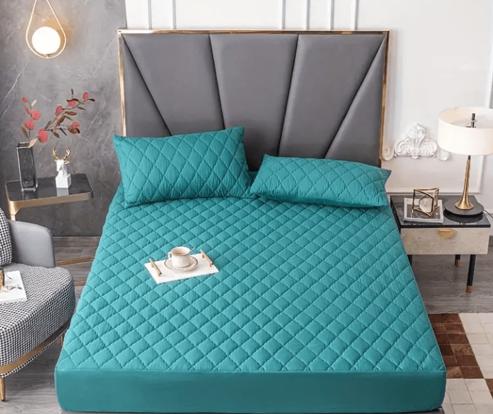 Protector de Colchón Microfibra + Fundas Acolchadas
