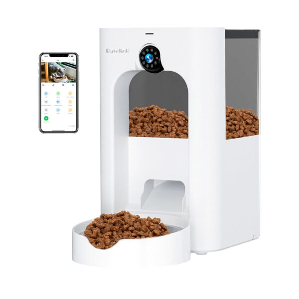 Dispensador De Comida Inteligente Con Cámara