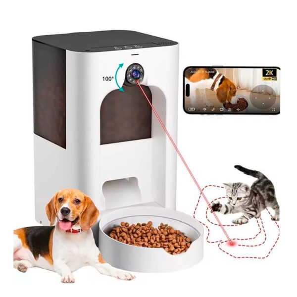 Dispensador De Comida Inteligente Con Cámara