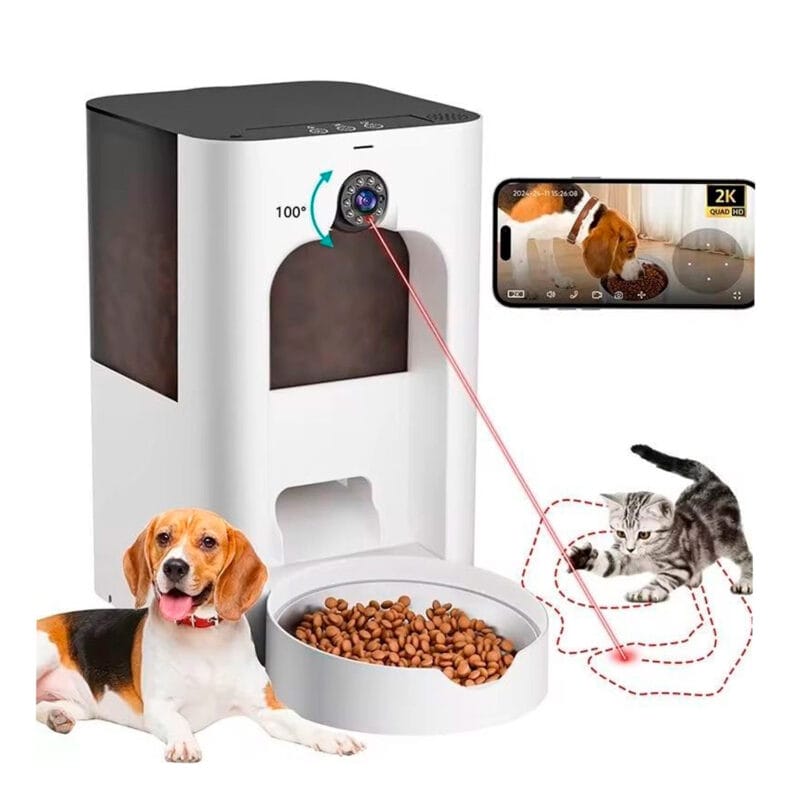 1769114181VCCVBNM, Comedero Inteligente para Mascotas con Cámara y App