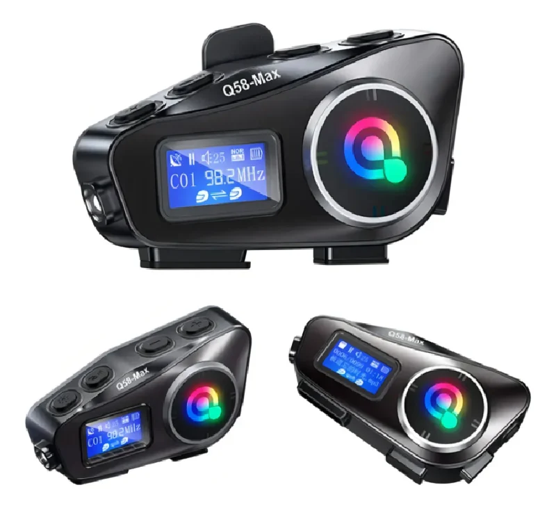 Intercomunicador Bluetooth Q58 Intercomunicador Bluetooth Q58-Max Dual Pack
