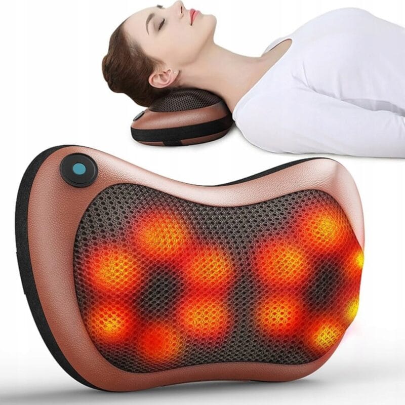 Cojín Masajeador Shiatsu 3D con Calor para Espalda y Cuello