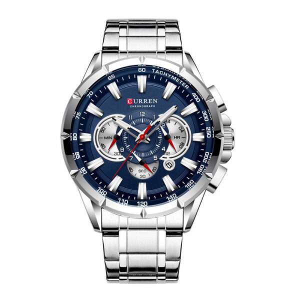 Reloj Curren 8363 Hombre Acero inoxidable, elegante + Tarjeta de Garantía