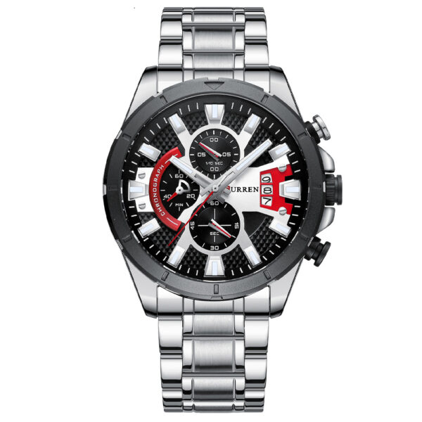 Reloj Curren 8401 Hombre Acero nuevo + tarjeta de garantía