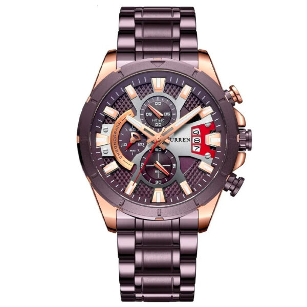 Reloj Curren 8401 Hombre Acero nuevo + tarjeta de garantía