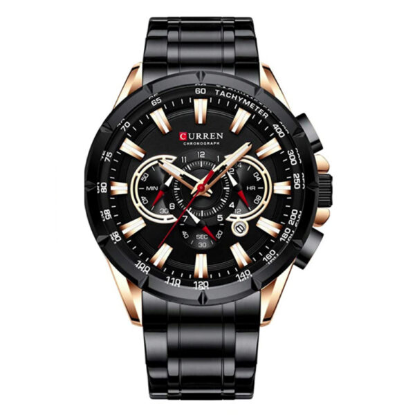Reloj Curren 8363 Hombre Acero inoxidable, elegante + Tarjeta de Garantía