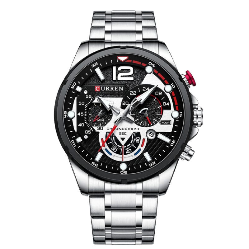 Plateado reloj Curren 8395