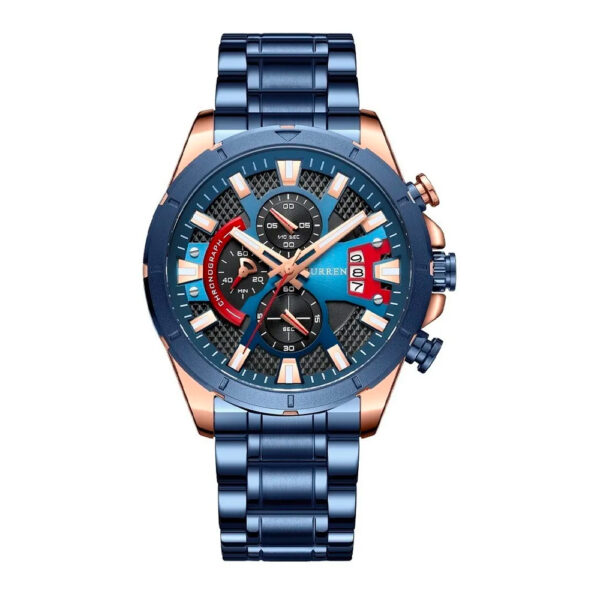 Reloj Curren 8401 Hombre Acero nuevo + tarjeta de garantía
