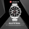 Reloj Curren 8363 Hombre Acero inoxidable, elegante + Tarjeta de Garantía