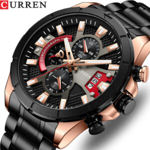 Reloj Curren 8401 Hombre Acero nuevo + tarjeta de garantía
