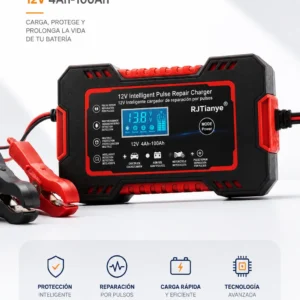 Cargador inteligente de baterías RJTianye 12V 4Ah-100Ah Merkeya