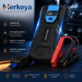 Arrancador portátil portada Arrancador de baterías M33 12V portátil con pantalla LCD y pinzas inteligentes
