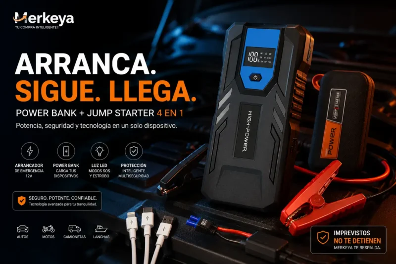 Arrancador portátil2 Pantalla LCD del arrancador de baterías M33