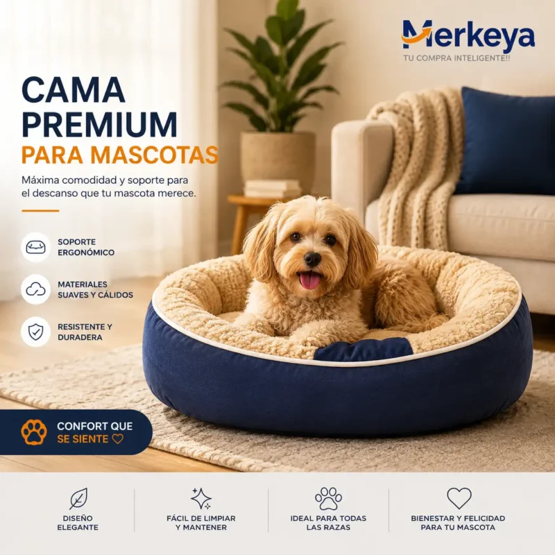 Cama para Mascotas Tipo Nido Moderna