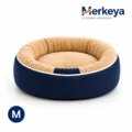 Cama para mascotas azul oscuro fácil de limpiar y mantener