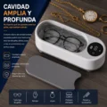 Limpiador ultrasonico para joyas y gafas (7) Lavadora ultrasónica 450ML para gafas y accesorios pequeños