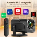MIni proyector portatil (8) Android 11 integrado en proyector HY320
