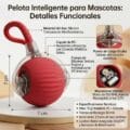Pelota Inteligente interactiva (8) Pelota recargable USB para gatos