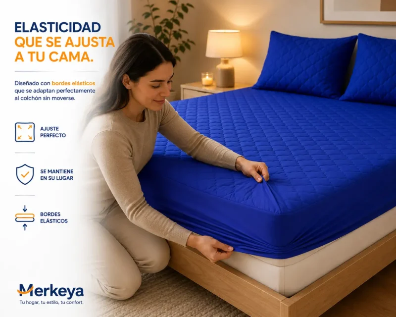 Protector de colchón , transpirable, fresco y con acolchado premium