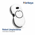 Robot limpiavidrios automatico (2) Robot limpiador de vidrios automático con control remoto y paños reutilizables