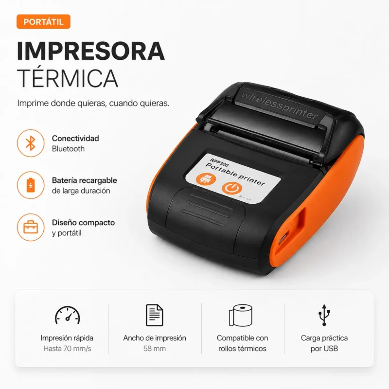 impresora térmica GOOJPRT PT-210